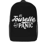 Elegante Mochila De Viaje Síndrome De Tourette por Garrapatas Backpack Estampado Bolsa De Viaje para Hombres, Trabajo, Gimnasio, 42X32X14Cm