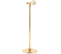 Elegante Modelo Artesanal de Micrófono Chapado en Oro para Decoración Musical Ajustable de 20 a 29 Pulgadas (16-22cm)