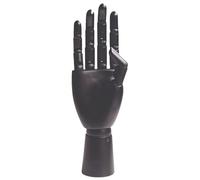 Elegante modelo de mano de madera, modelo de dibujo a mano, decoración de escritorio, textura de madera para presentación de joyas y práctica artística, decoración de escritorio, talla única, como se