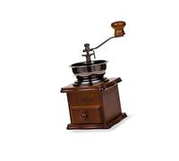 Elegante molinillo de café manual portátil con núcleos de cerámica espresso, manivela de mano, máquina de molienda de madera manual (idioma español no garantizado)
