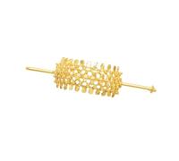 Elegante moño de pelo tallado de filigrana para niñas, horquilla tailandesa antigua tradicional Hanbiuk decorativa para cosplay