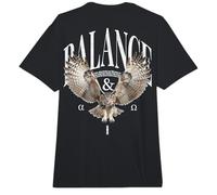 Elegante noctámbulo Salvajes búhos pájaro Backprint búho Comfort Colors Adult Heavyweight T-Shirt