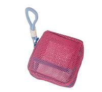 Elegante organizador de cosméticos de color Dopamines de gran capacidad, espaciosa bolsa de maquillaje con cremallera y asa