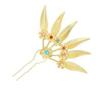 Elegante palillo de pelo con filigrana de cristal Buyao para mujeres y niñas, para tocados étnicos tailandeses