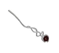 Elegante palillo de serpientes con filigrana de serpiente Buyao para mujeres y niñas, para tocados tradicionales, joyería para el cabello