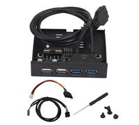 Elegante panel frontal para actualizar su escritorio, convierta la bahía de disquete de 3,5 pulgadas en puertos USB 4.0 y USB 5.0 con una