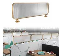 Elegante pantalla divisora para comedor y espacios de trabajo. Elegante valla baja para dormitorio, cocina, oficina, restaurante y decoración de hotel, aumenta la privacidad y el atractivo estético