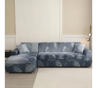 elegante para sofá modular de 3+3 plazas con diseño en 5D impreso Topchances, protector de tapicería para de tela como con 2 fundas para cojines