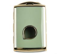 Elegante para TPU Key Cover para el control remoto del coche Se adapta a los modelos S60 S90 V90 XC40 XC60 XC90 (verde)
