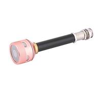 Elegante pastilla de tambor de cajón de metal dorado rosa: accesorio universal para instrumentos de 13,7 cm, transmisión de calidad de sonido mejorada