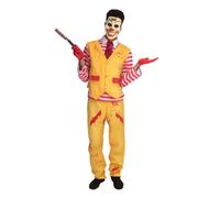 Elegante Payaso Masculino Hombre Ronald Mcdonald'S Halloween Terror Disfraz