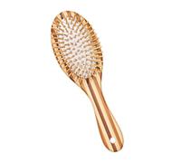 Elegante peine de bambú para el cabello con paleta de aire de masaje para aliviar el estrés, accesorio para el cuidado del cabello, peine de viaje