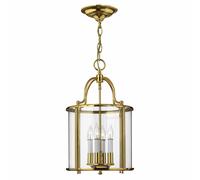 Elegante Pendelleuchte de Latón Cristal Ø30,5cm Lámpara Colgante Mesa Comedor [EEK: A++]