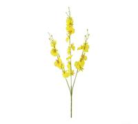 Elegante pieza de flores falsas que se asemeja a la orquídea bailarina para usar donde las flores frescas no sean prácticas o deseadas (orquídea bailando corta)