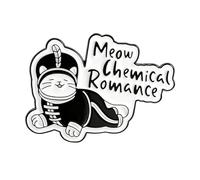 Elegante pin de dibujos animados de gato de desfile para un accesorio cómodo para el día a día y regalos significativos, insignia simple, One Size, como se describe