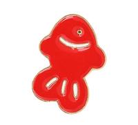 Elegante pin de pez de 17 mm y 25 mm, accesorio de aleación chapado en oro plateado, hecho a mano, para uso diario, mujeres y hombres, accesorio de joyería de peces pequeños
