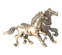 Elegante pin de solapa de metal con diseño de caballo, versátil opción de color dorado/plateado, accesorio de metal para el uso diario, regalo listo para el broche en forma de caballo, talla única