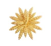 Elegante pin de solapa inspirado en la bandera ucraniana con elegantes cristales para suministros de oficina y atuendos elegantes diarios, Metal