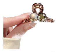 Elegante pinza de agarre para el pelo de camelia para mujer, diseñada para sostener estilos de media altura sin deslizamiento ni tensión (Q)