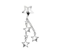 Elegante pinza de pelo con cadena de estrellas para mujeres y adolescentes que buscan una declaración de moda única en atuendos y fiestas cotidianas