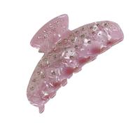 Elegante pinza de pelo de acetato adornada con diamantes de imitación para fiestas, accesorios para el cabello para mujeres elegantes que mejoran los peinados