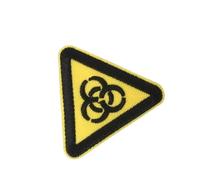 Elegante pinza de pelo de felpa con señal de advertencia, accesorio para el cabello para uso diario