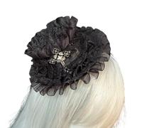 Elegante pinza para de encaje con adorno para sombrero, accesorios para cabello que añade un toque de elegancia a tu look para cualquier ocasión, postizo de para mujer