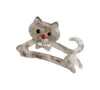 Elegante pinza para el pelo de acetato de gatos, accesorio de pelo de moda, accesorio para el pelo, accesorio para el pelo fácil de usar, para añadir encanto a cualquier atuendo, decoración para el