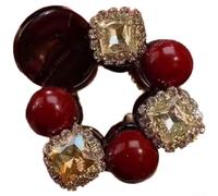 Elegante pinza para el pelo de camelia para mujer, diseñada para sostener estilos de media altura sin deslizamiento ni tensión (C)