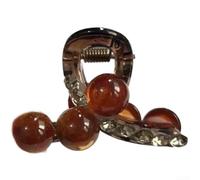 Elegante pinza para el pelo de camelia para mujer, diseñada para sostener estilos de media altura sin deslizamiento ni tensión (AA)