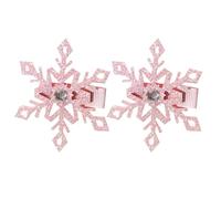 Elegante pinza para el pelo de copo de nieve para niños, realza cualquier atuendo, accesorio para el pelo para niñas, decoración decorativa para el cabello