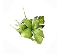 Elegante pinza para el pelo floral para mujer, diseño de lirios naturales, horquilla de agarre seguro, múltiples opciones de color, accesorios para eventos de simulación de lirios