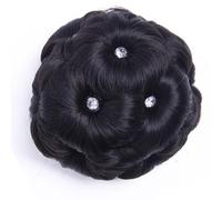 Elegante pinza para moño de pelo con diamantes de imitación para dama de honor y boda, con abrazadera de resorte antideslizante para ocasiones formales