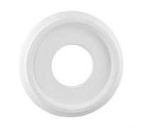 Elegante placa decorativa de medallón de techo PU para lámparas para transformar interiores