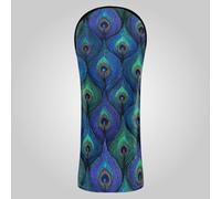 Elegante Pluma de Pavo Real Azul (palabra clave) (Palabra Larga) (Escenario) (Usuario) (prop2)