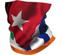 Elegante Polainas de Cuello Bandera salvadoreña Marruecos Bandera marroquí Bandana Sombreros 26X30cm para Motocicleta,Adulto,Cámping
