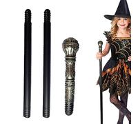 Elegante Prop Stick Dress Pimp Canes - Varita mágica para Halloween King Cosplay Prop - Halloween Cosplay Rey Bastón Juguete para Adultos Niños Carnaval