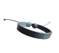 Elegante pulsera tradicional de piel sintética para mujer, estrategia, cara lisa, casual, de lo contrario, atuendo permanente y cómodo, accesorio retro casual, talla única, como se describe