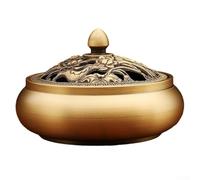 Elegante quemador de incienso de cobre puro perfecto para salas de estar, dormitorios y espacios tranquilos (B)