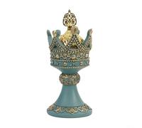 Elegante quemador de incienso de estilo retro, perfecto para mejorar tu espacio de meditación (azul)