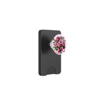 Elegante ramo de rosas rosas y lirios con un lazo Shapes Mania PopSockets PopWallet para MagSafe