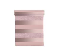 Elegante Raya Rosa Rubor con Brillo De Oro Rosa, Squeeze Top Wallet Bolsa de Almacenamiento para Mujer Monedero pequeño Bolsa de Cambio