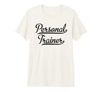 Elegante Regalo de tipografía de Entrenador Personal con un Swoosh Camiseta Premium