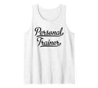 Elegante Regalo de tipografía de Entrenador Personal con un Swoosh Camiseta sin Mangas