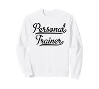 Elegante Regalo de tipografía de Entrenador Personal con un Swoosh Sudadera