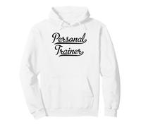 Elegante Regalo de tipografía de Entrenador Personal con un Swoosh Sudadera con Capucha