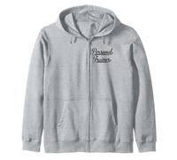 Elegante Regalo de tipografía de Entrenador Personal con un Swoosh Sudadera con Capucha