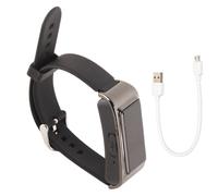 Elegante reloj con grabadora de voz digital, grabación de vídeo y resistente al sudor para diversas aplicaciones.