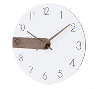 Elegante reloj digital con madera y acrílico, combinación perfecta para decoración del hogar, movimiento silencioso para dormitorios