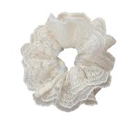 Elegante revestimiento de encaje Curso de grietas para mujeres elásticas de tela suave Piezas para el cabello cómodas Decoración del cabello